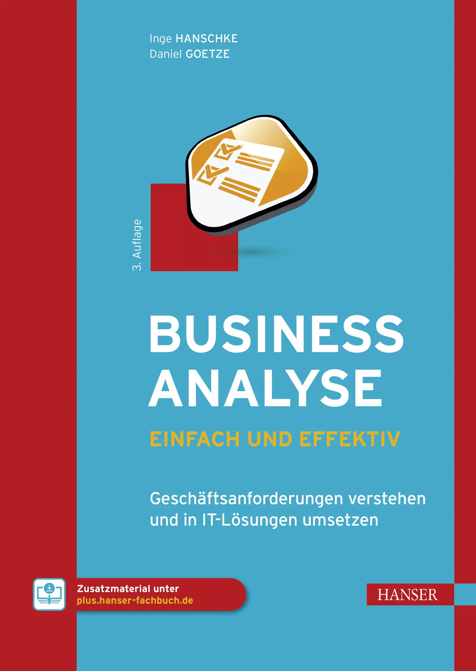 Cover: Business-Analyse – einfach und effektiv (E-Book) von Inge Hanschke