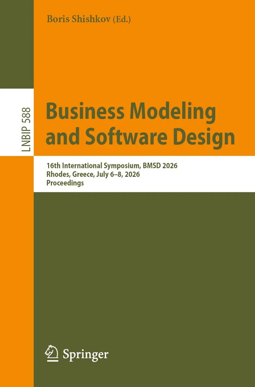 Cover: Business Modeling and Software Design (E-Book) von Boris Shishkov