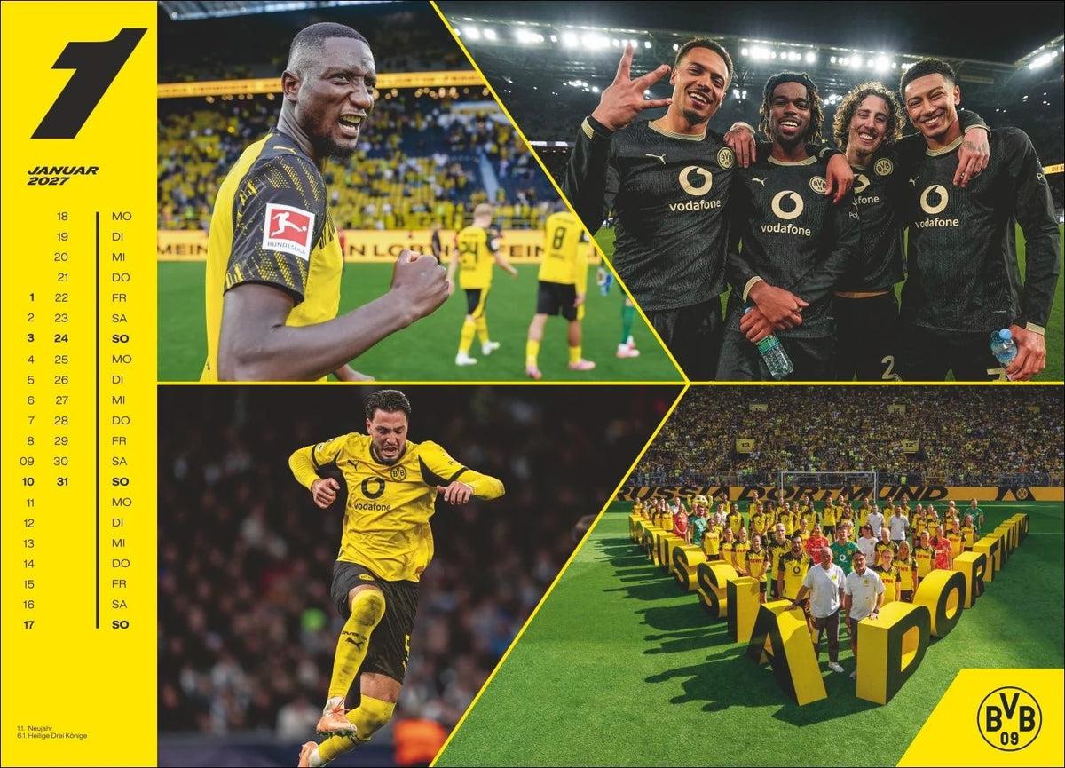 BVB Edition Kalender 2027 – Ansicht
