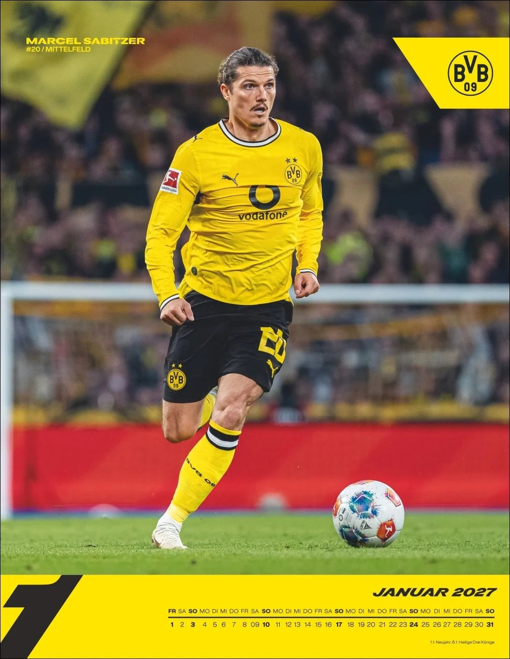 BVB Posterkalender 2027 – Ansicht
