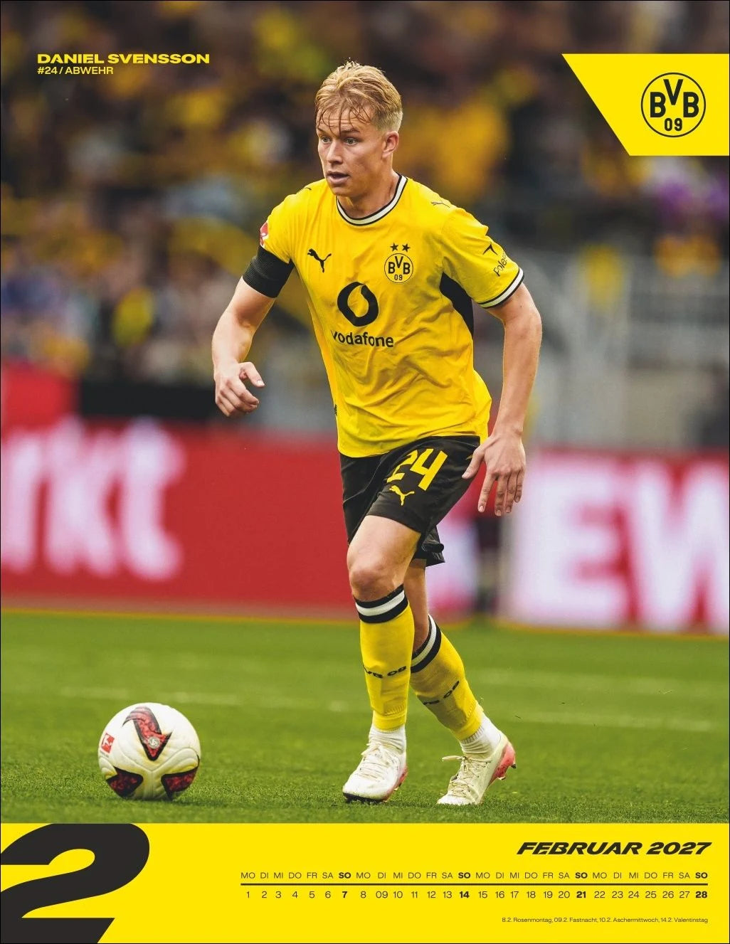 BVB Posterkalender 2027 – Ansicht