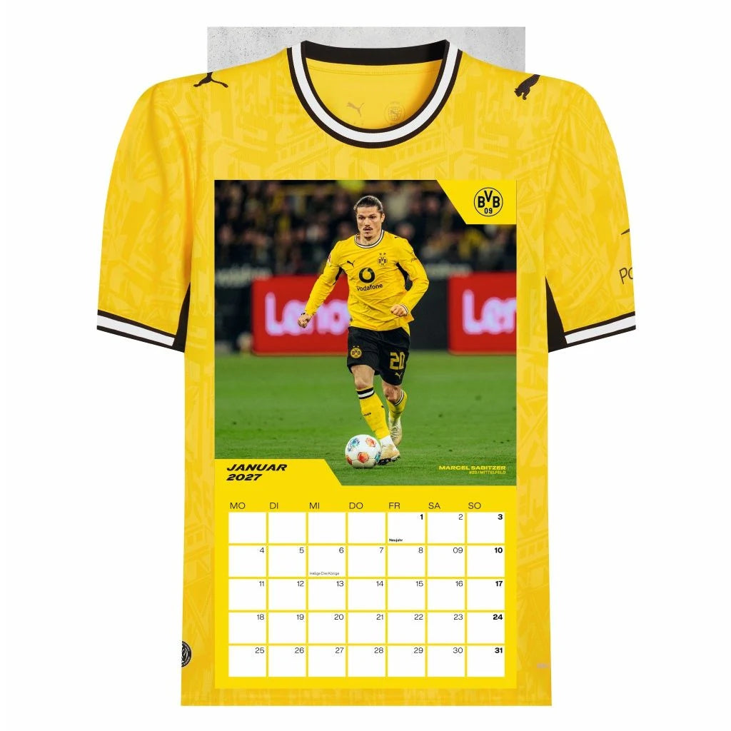 BVB Trikotkalender 2027 – Ansicht