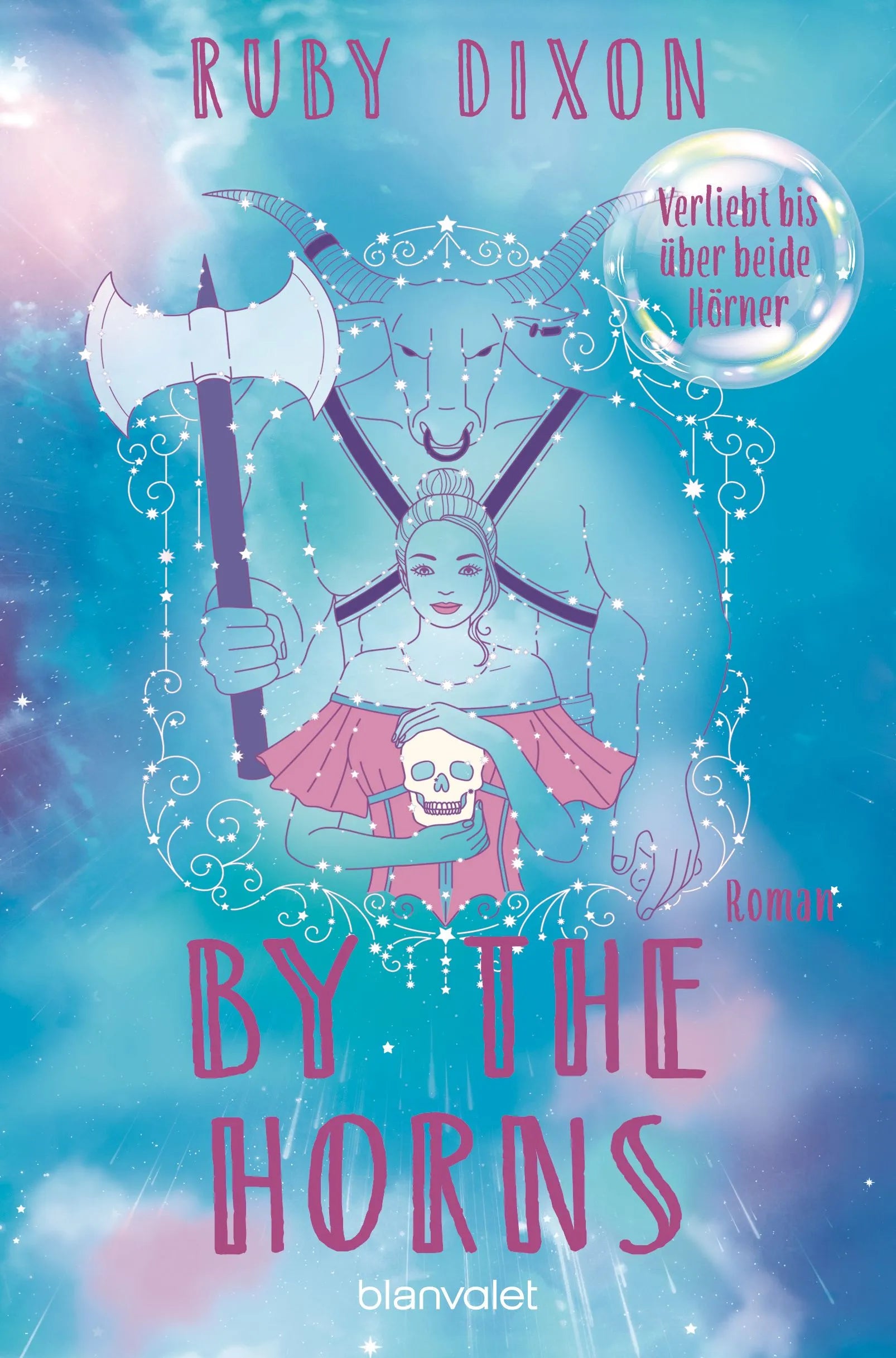 Cover: By the Horns - Verliebt bis über beide Hörner (E-Book) von Ruby Dixon