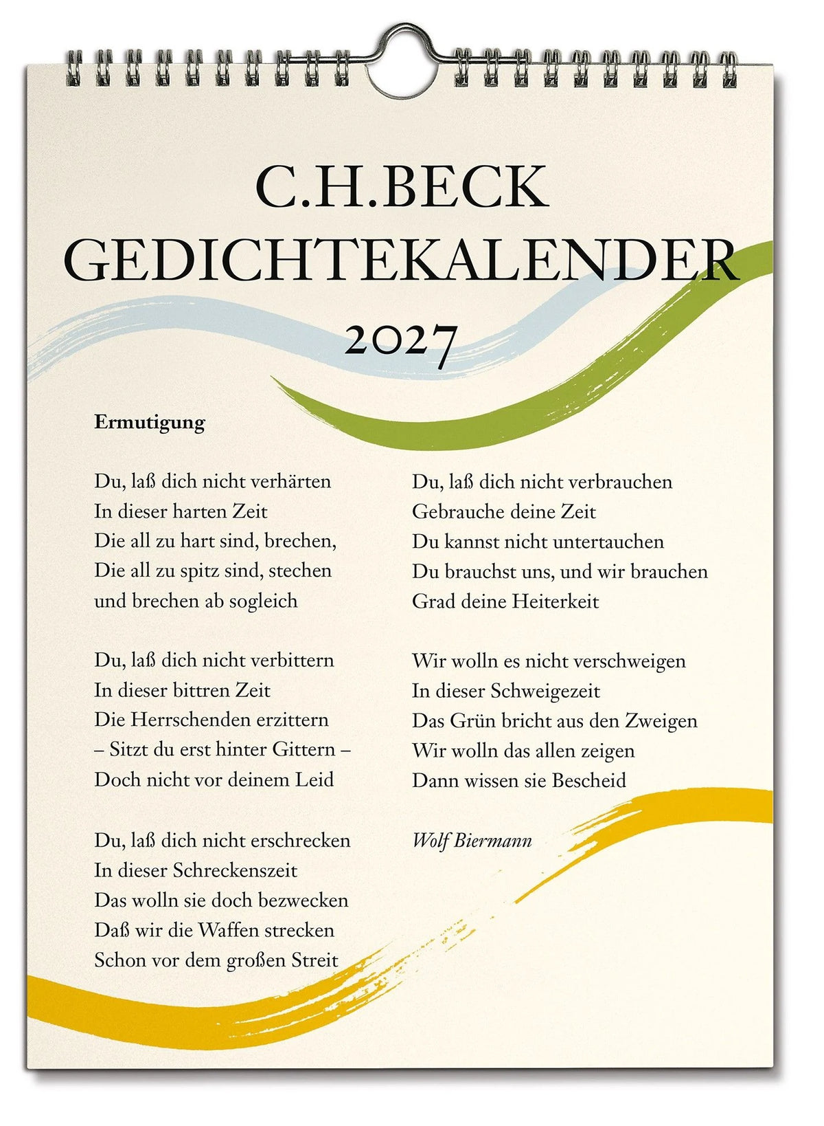 Tischkalender: C.H. Beck Gedichtekalender