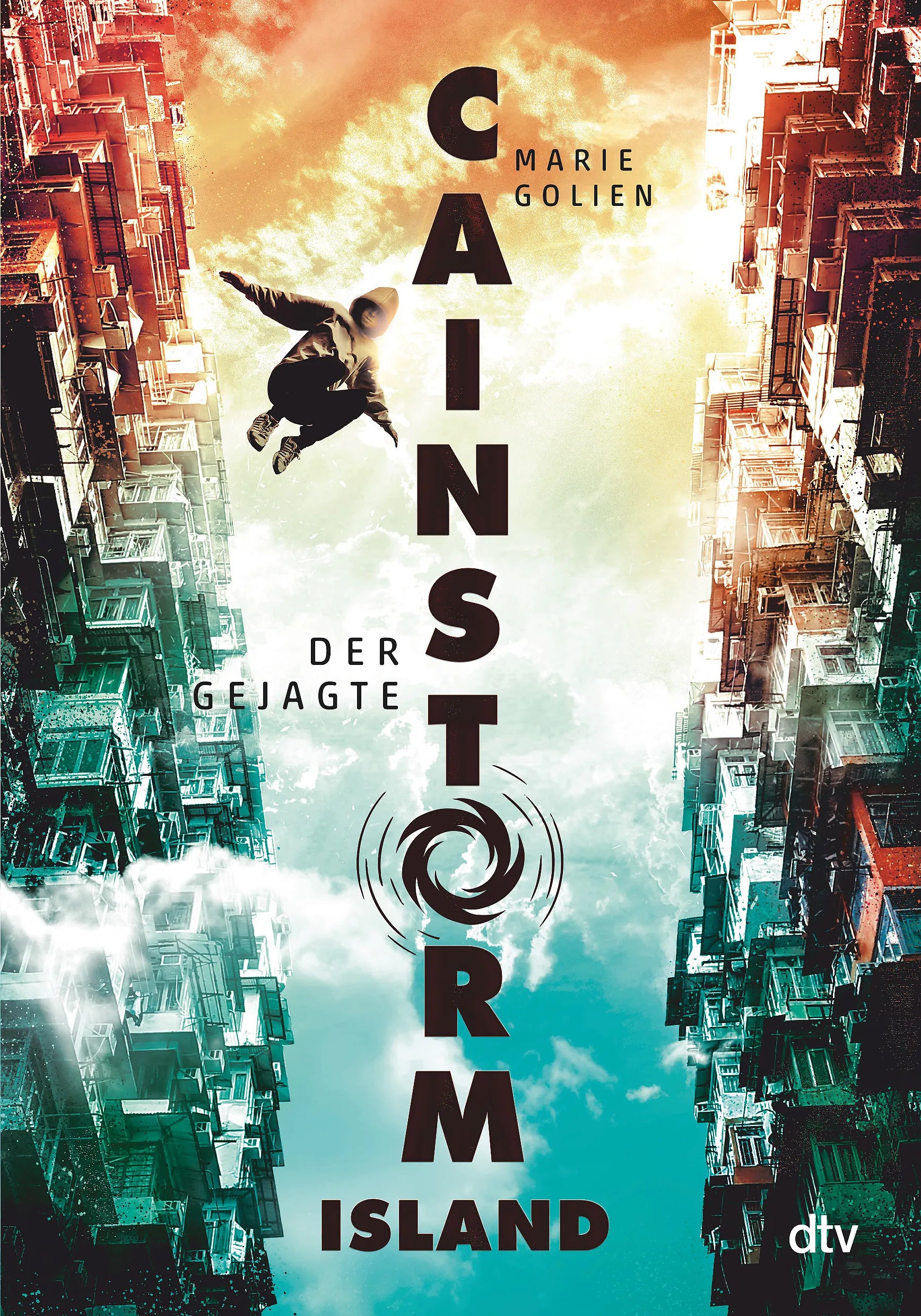 Buchcover von 'Cainstorm Island – Der Gejagte' - Paperback von Marie Golien