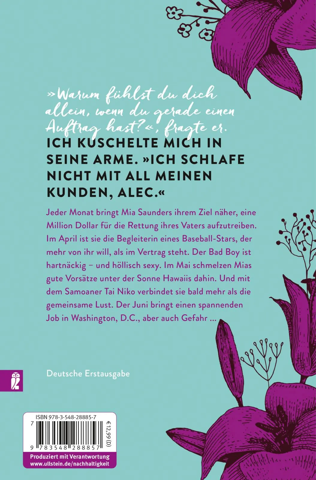 Rückseite: Calendar Girl - Berührt (Paperback)
