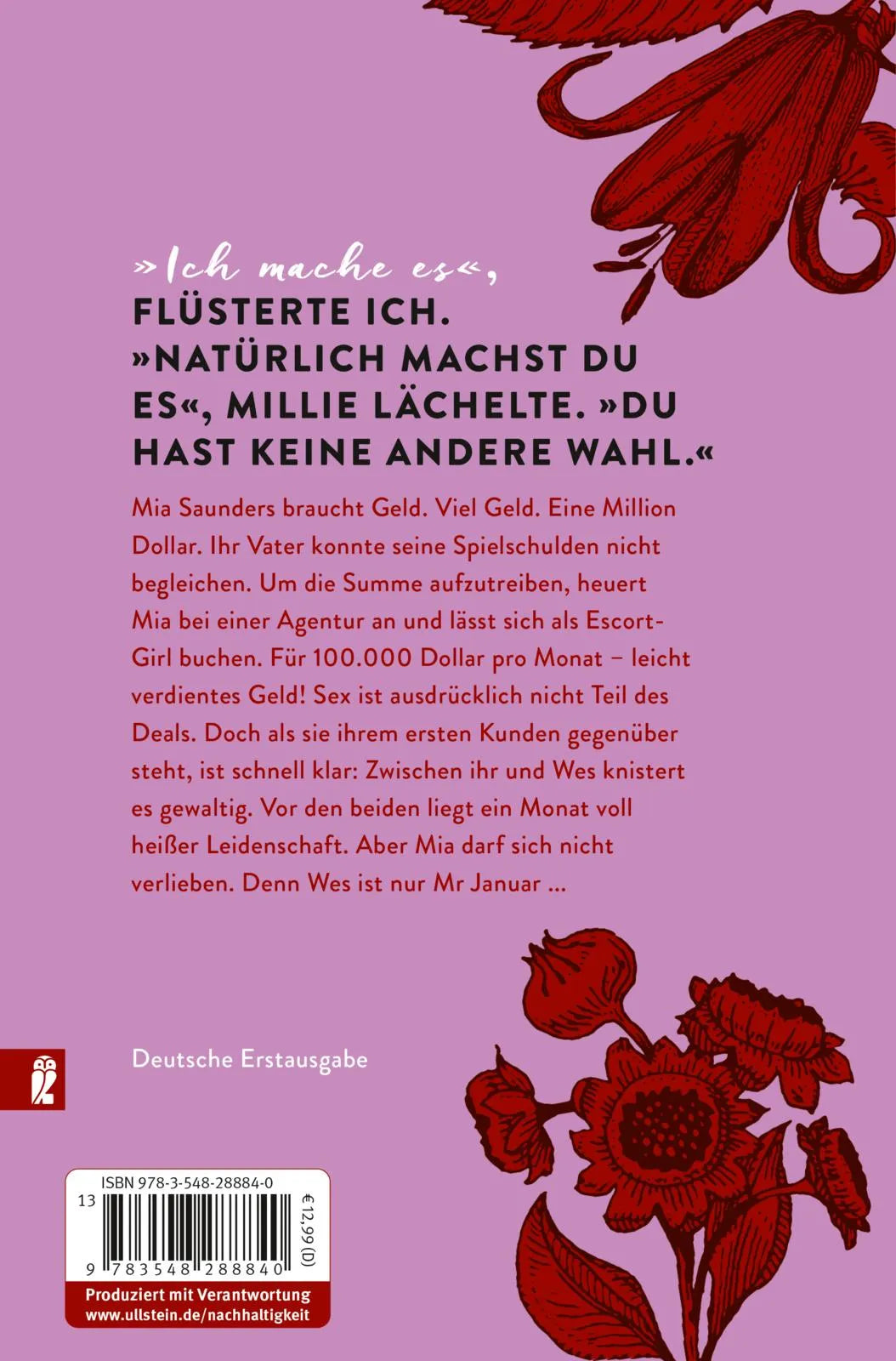Rückseite: Calendar Girl - Verführt (Paperback)