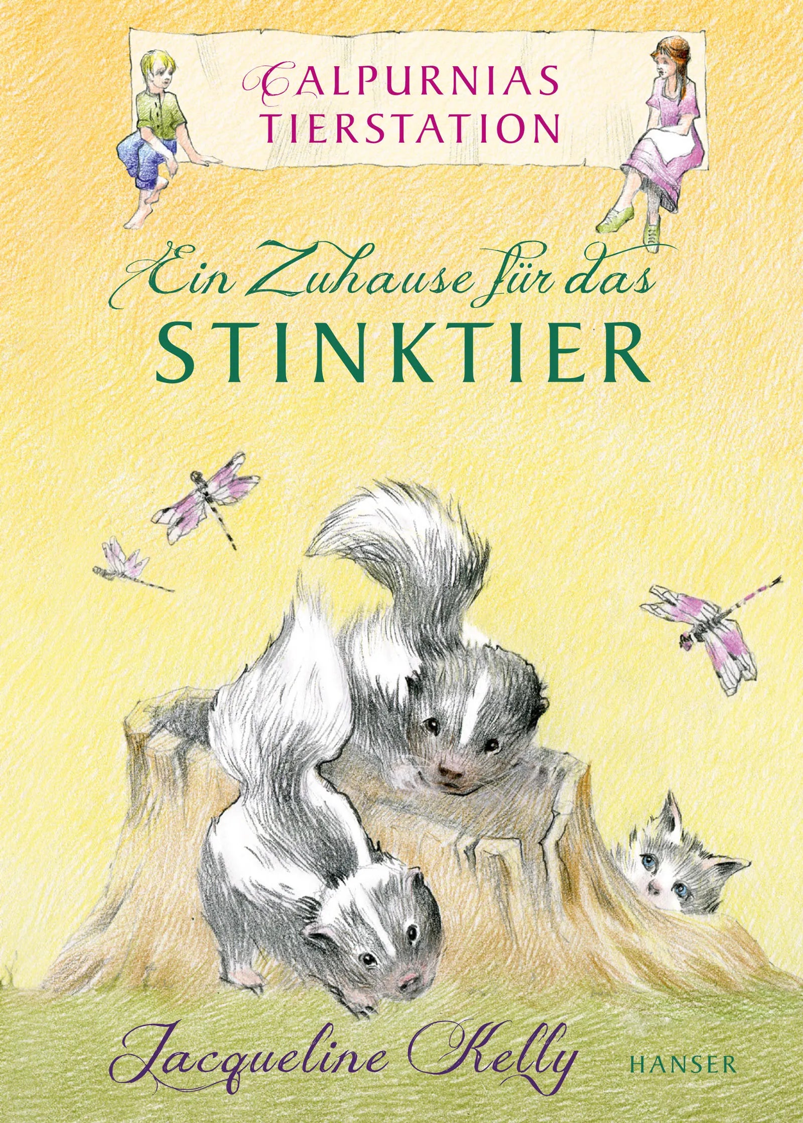 Buchcover von 'Calpurnias Tierstation - Ein Zuhause für das Stinktier' - Gebundene Ausgabe von Jacqueline Kelly