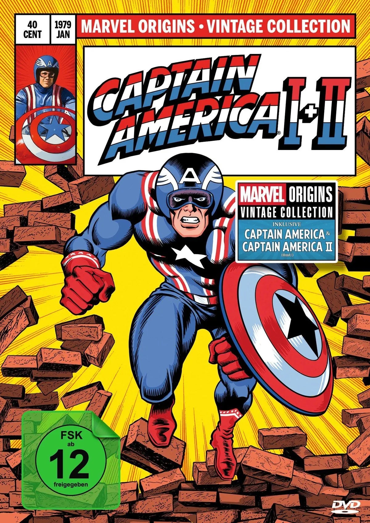 Captain America I+II - Marvel Origins - DVD