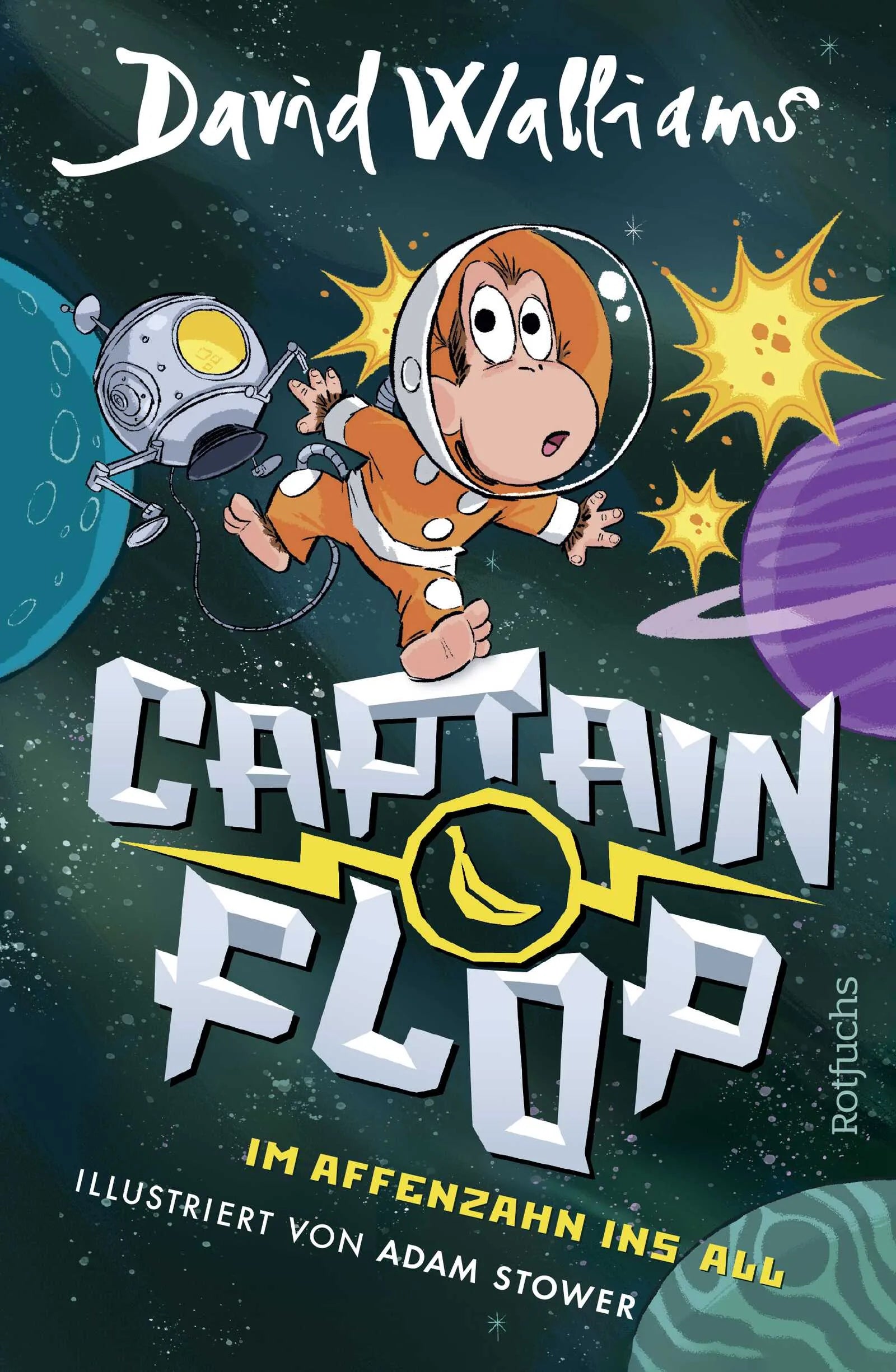 Buchcover von 'Captain Flop' - Gebundene Ausgabe von David Walliams