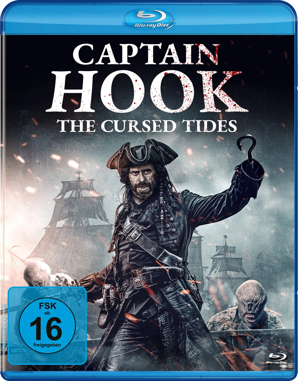 Blu-ray-Cover: Captain Hook - The Cursed Tides. Regie: Lars Janssen
