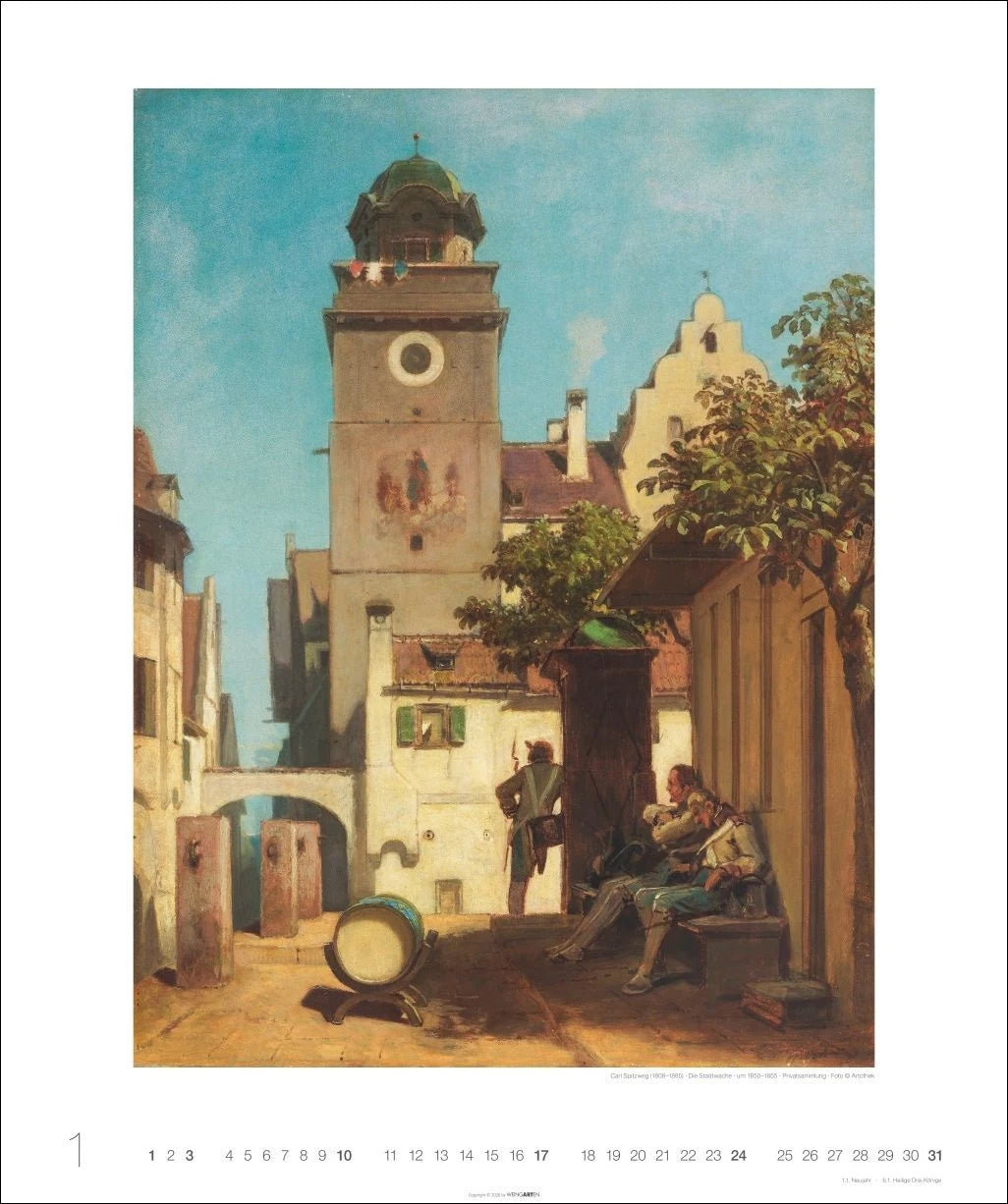 Carl Spitzweg Edition Kalender 2027 – Ansicht