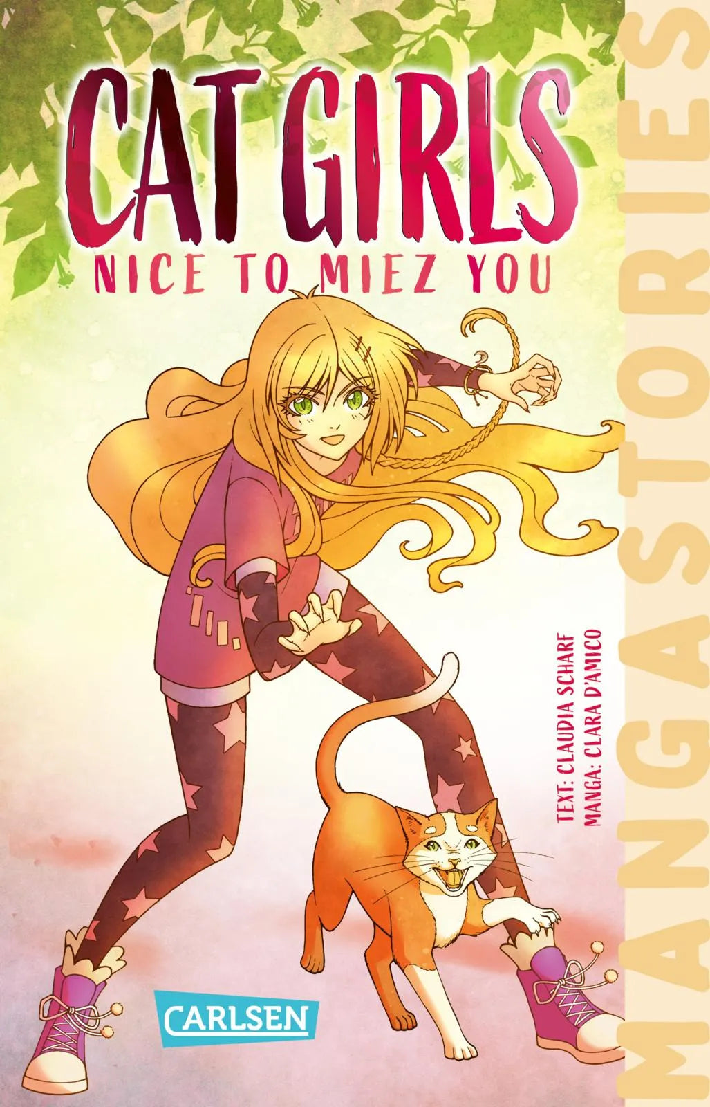 Buchcover von 'CAT GIRLS Band 1 – Nice to miez you' - Taschenbuch von Claudia Scharf