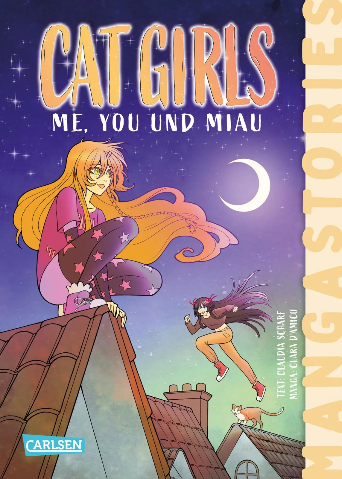 Buchcover von 'CAT GIRLS Band 2 - ME, YOU und MIAU' - Gebundene Ausgabe von Claudia Scharf