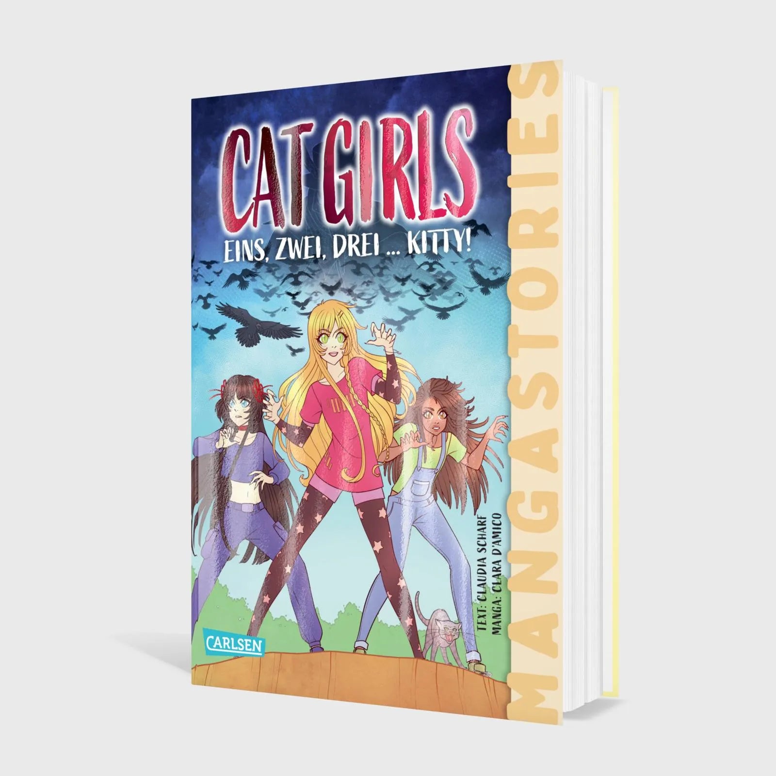 Detailansicht: CAT GIRLS Band 3 - Eins, zwei, drei... Kitty (Hardcover)