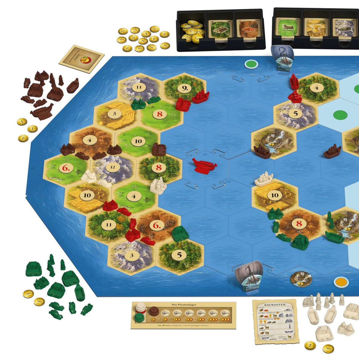 Catan Entdecker & Piraten Ergänzung 5/6 Spieler – Ansicht
