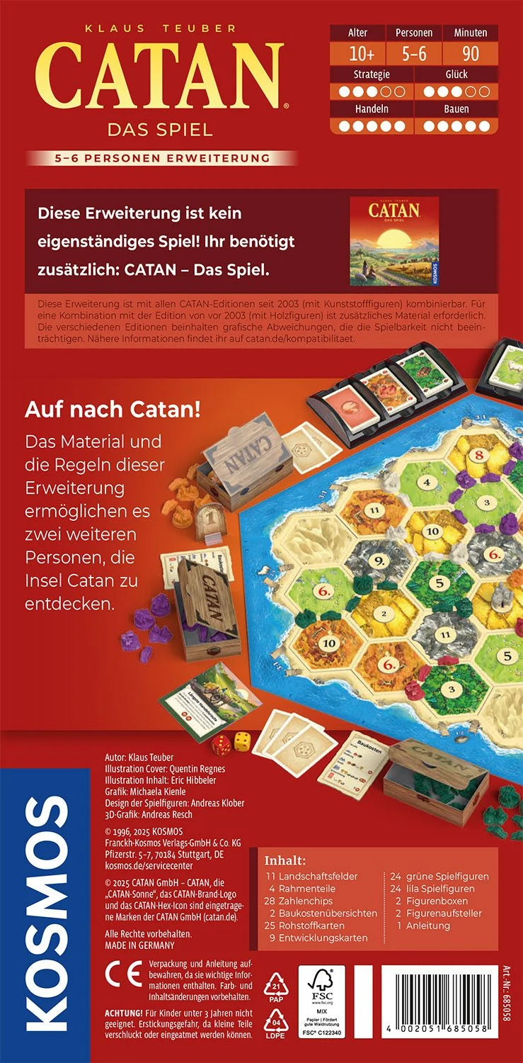 CATAN - Das Spiel - Erweiterung für 5-6 Personen – Ansicht