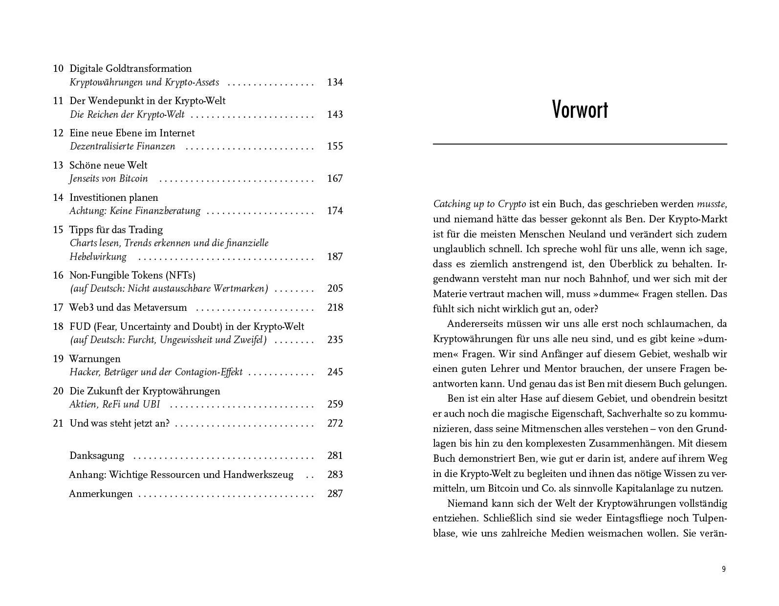 Innenansicht von 'Catching up to Crypto' - Taschenbuch