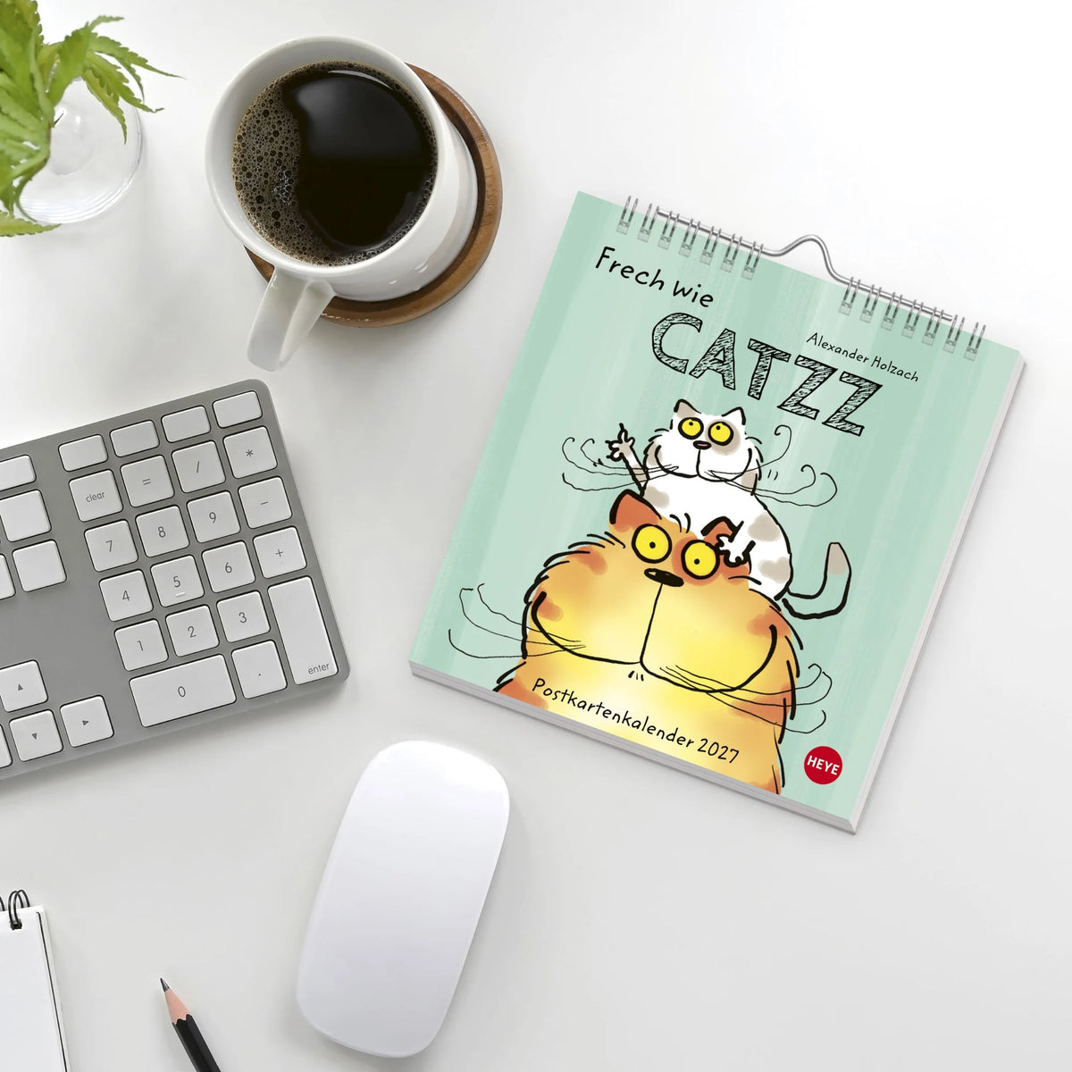 Catzz Postkartenkalender 2027 – Ansicht