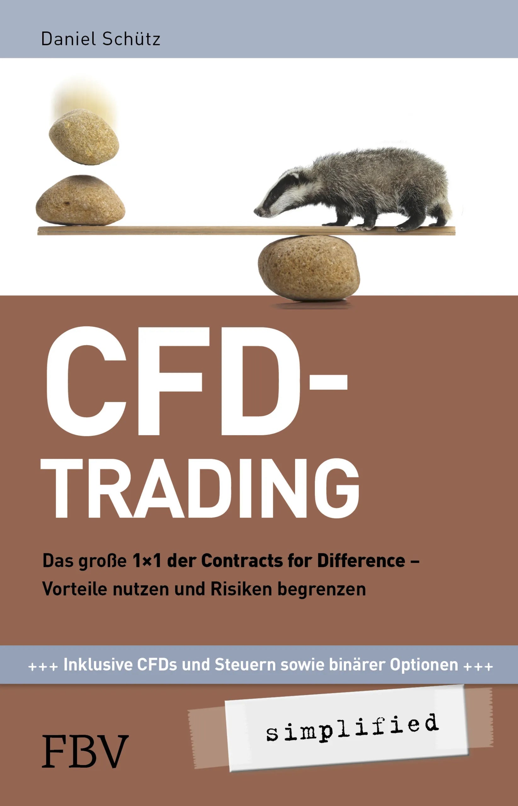 Buchcover von 'CFD-Trading simplified' - Taschenbuch von Daniel Schütz