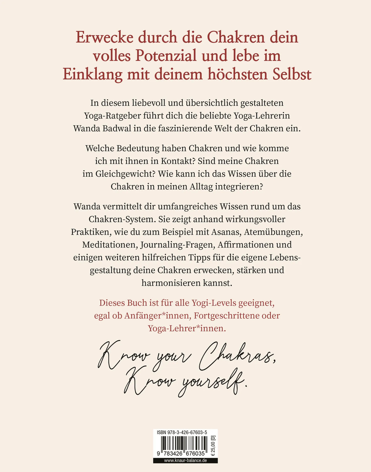 Rückseite: Chakra-Yoga (Paperback)