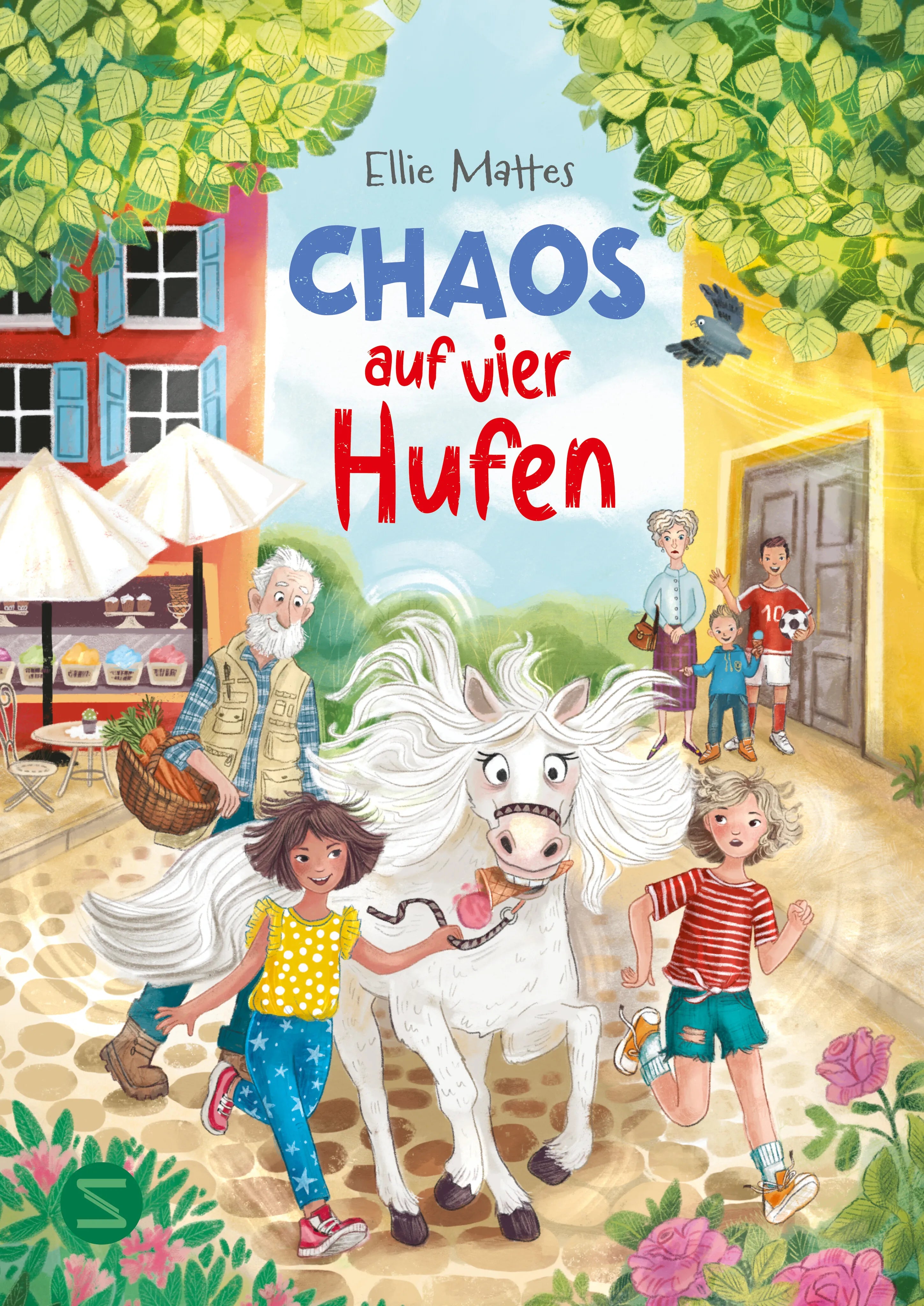 Buchcover von 'Chaos auf vier Hufen' - Gebundene Ausgabe von Ellie Mattes