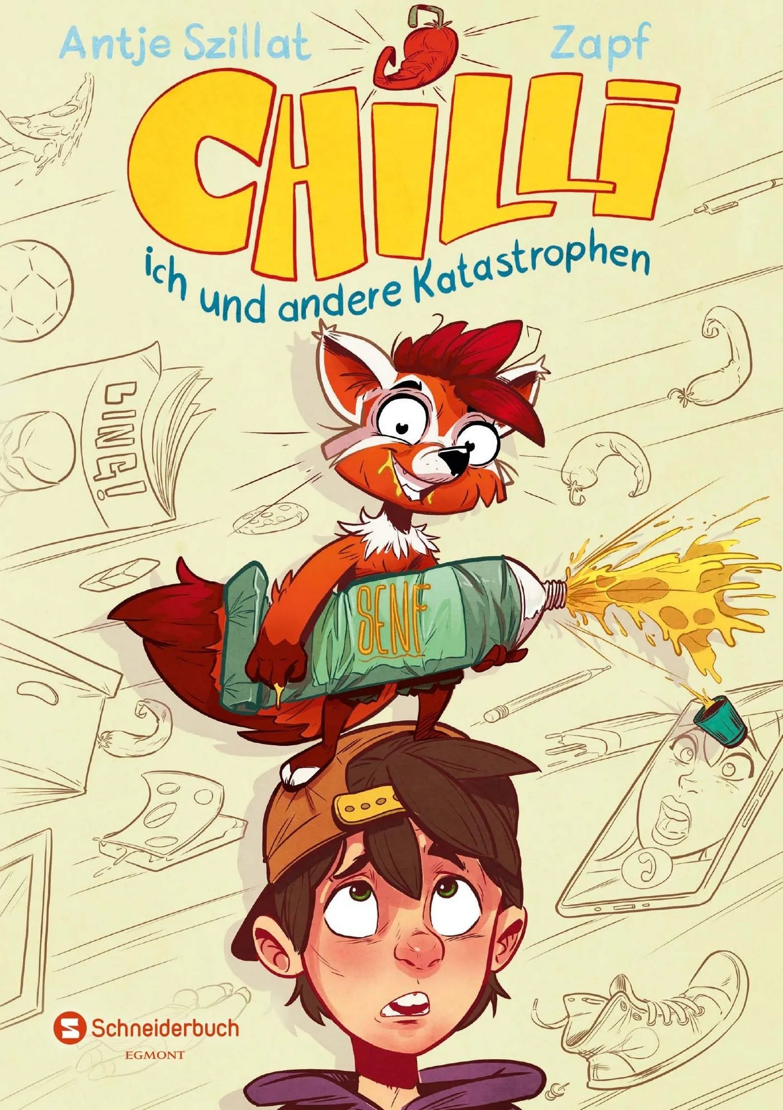 Buchcover von 'Chilli, ich und andere Katastrophen' - Gebundene Ausgabe von Antje Szillat