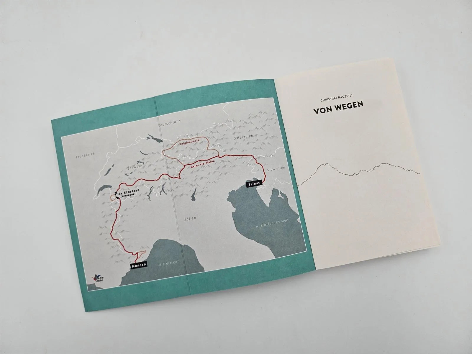 Produktansicht: VON WEGEN. Allein auf der Via Alpina – 2363 Kilometer zu Fuss von Triest nach Monaco (Taschenbuch)