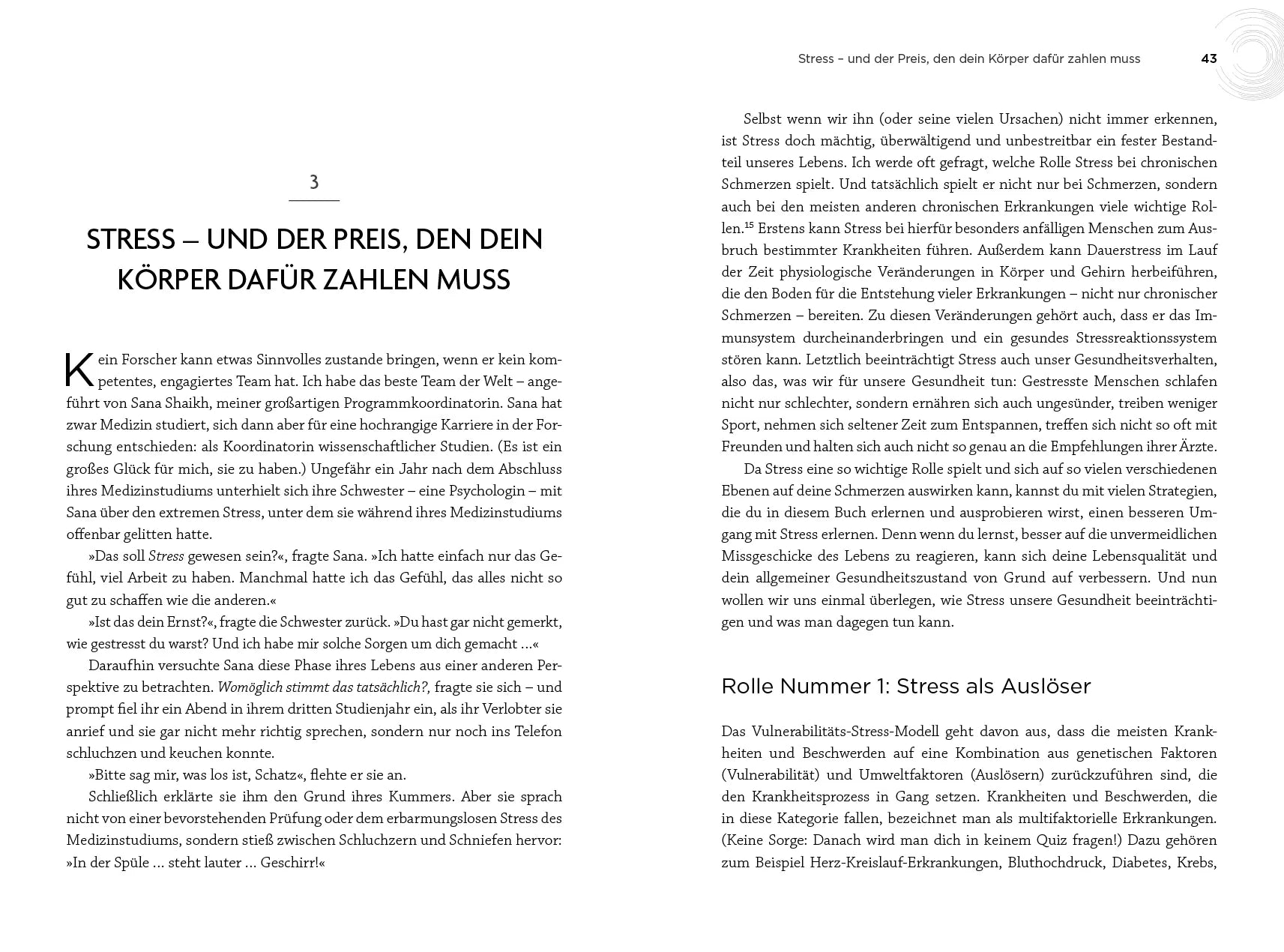 Innenansicht von 'Chronische Schmerzen überwinden' - Taschenbuch