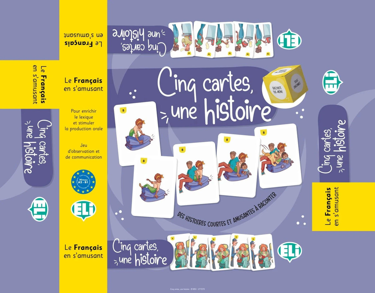 Kartenspiel: Cinq cartes, une histoire