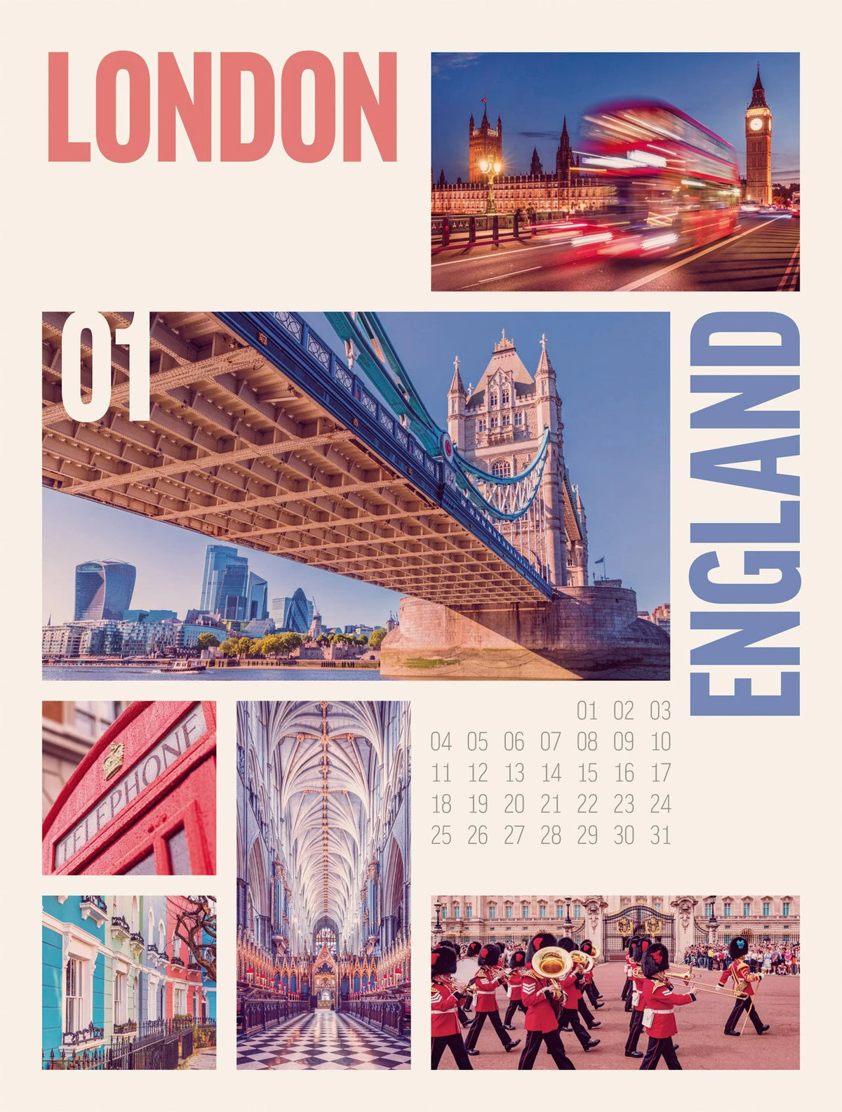 Cities of the World Kalender 2027 – Ansicht