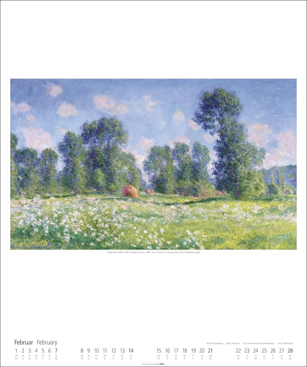 Claude Monet Im Garten Kalender 2027 - Im Garten – Ansicht