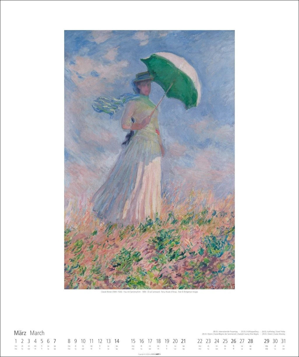 Claude Monet Im Garten Kalender 2027 - Im Garten – Ansicht