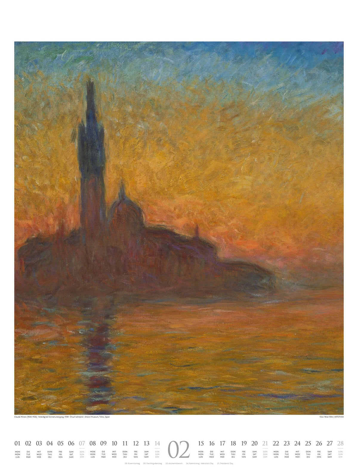 Claude Monet Kalender 2027 | Farbe und Licht – Ansicht