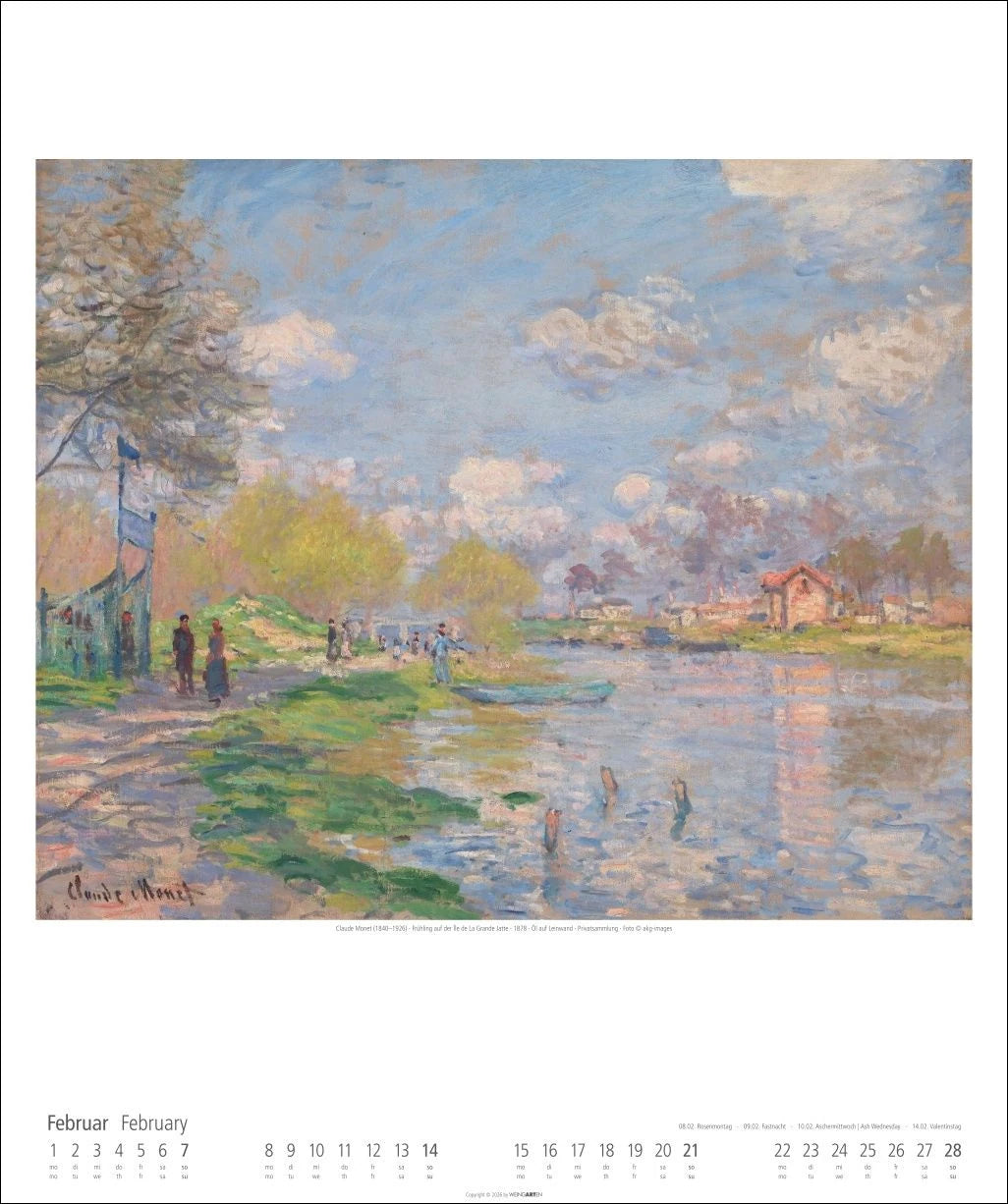 Claude Monet Kalender 2027 – Ansicht