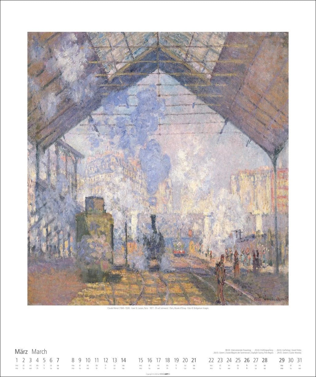 Claude Monet Kalender 2027 – Ansicht