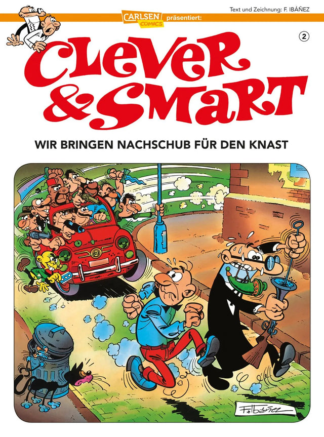 Buchcover von 'Clever und Smart 2: Wir bringen Nachschub für den Knast' - Taschenbuch von Francisco Ibáñez