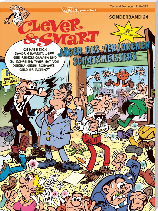 Buchcover von 'Clever und Smart Sonderband 24: Jäger des verlorenen Schatzmeisters' - Taschenbuch von Francisco Ibáñez