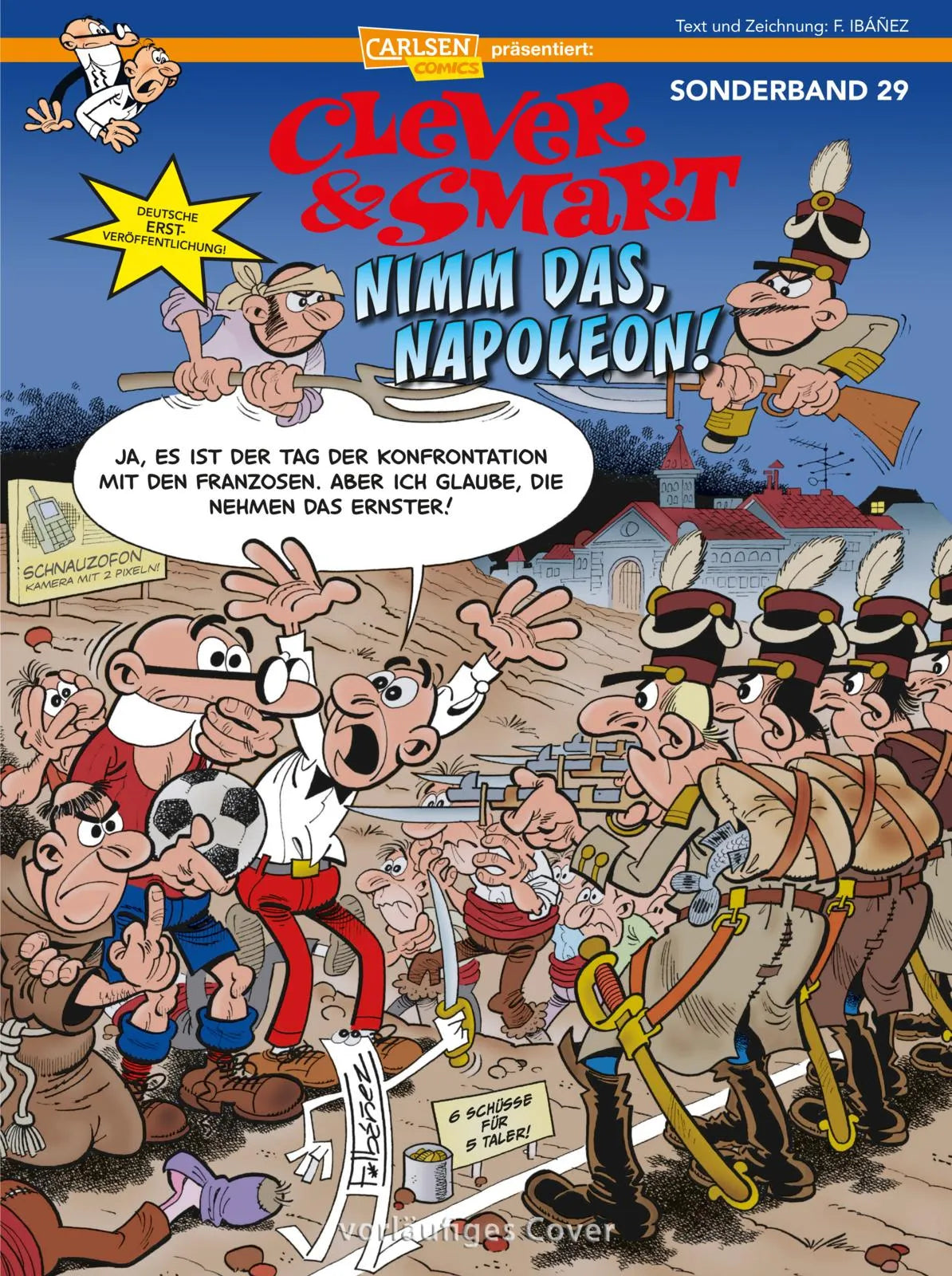 Buchcover von 'Clever und Smart Sonderband 29: Nimm das, Napoleon!' - Taschenbuch von Francisco Ibáñez