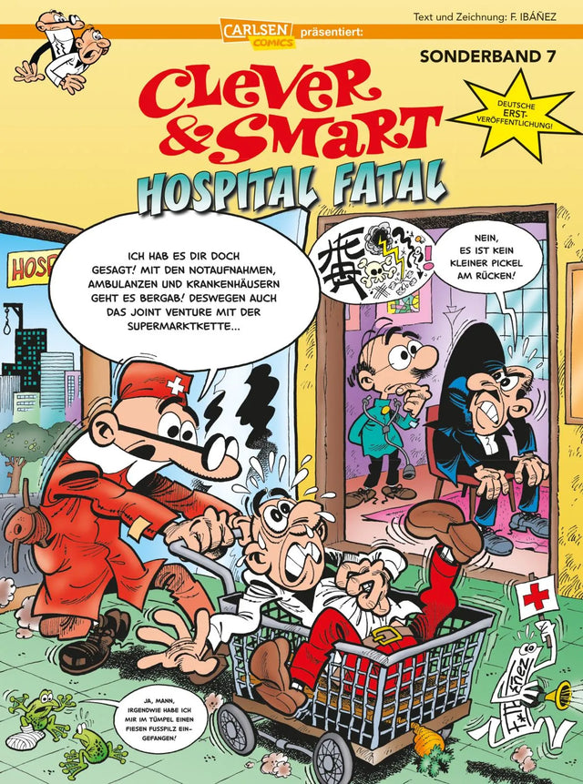 Buchcover von 'Clever und Smart Sonderband 7: Hospital fatal' - Taschenbuch von Francisco Ibáñez