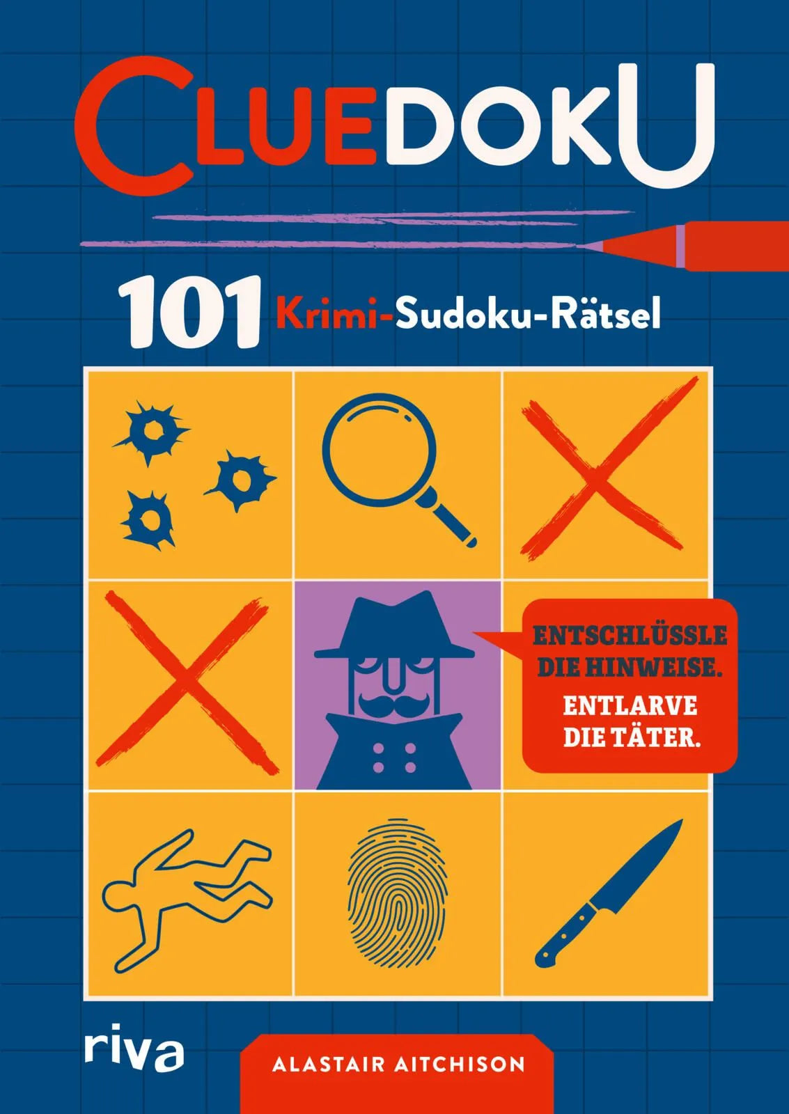 Cover: Cluedoku (Taschenbuch) von Alastair Aitchison
