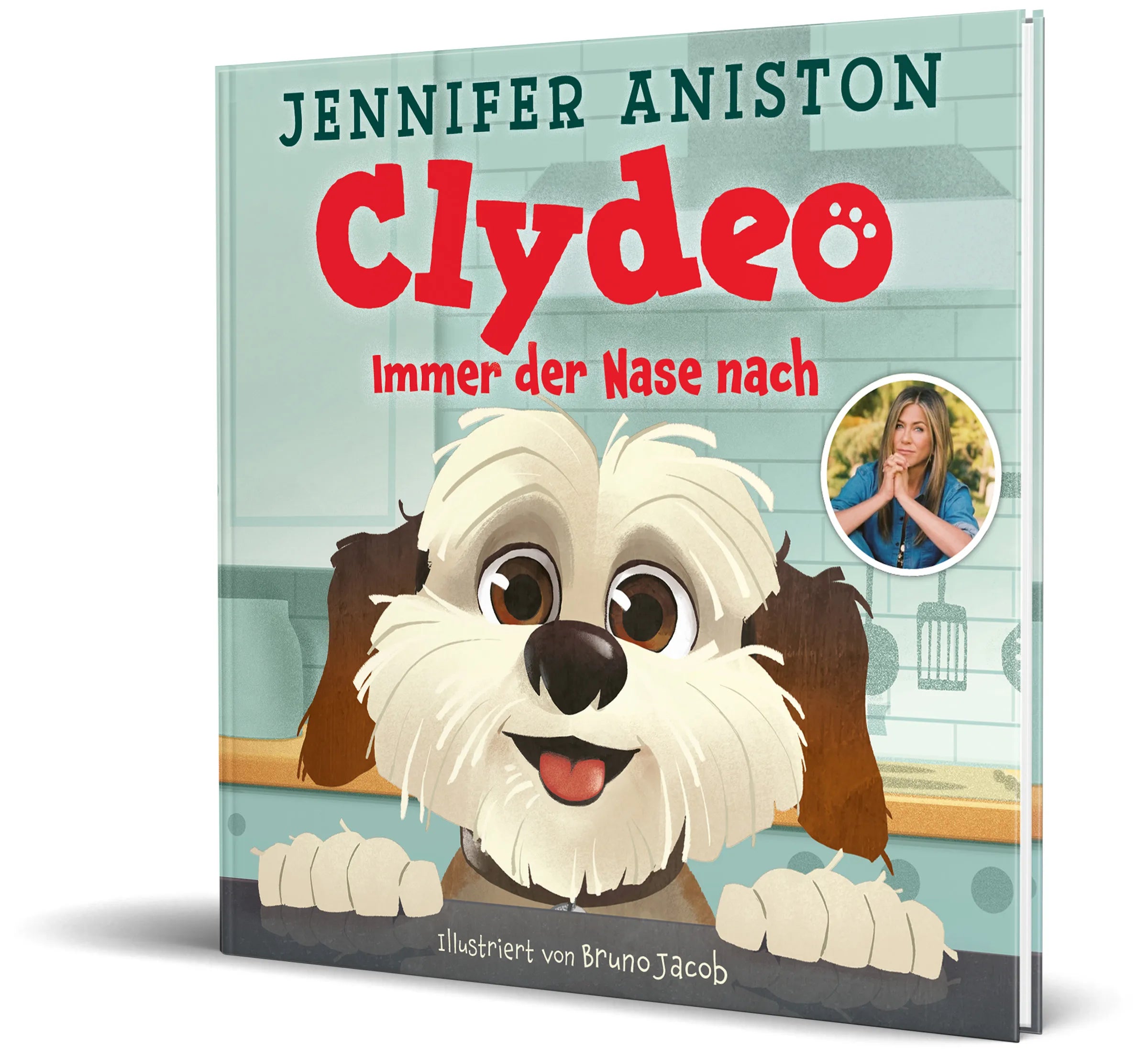 Buchcover von 'Clydeo' - Gebundene Ausgabe von Jennifer Aniston
