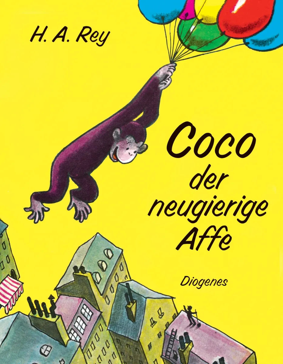 Buchcover von 'Coco der neugierige Affe' - Gebundene Ausgabe von H.A. Rey