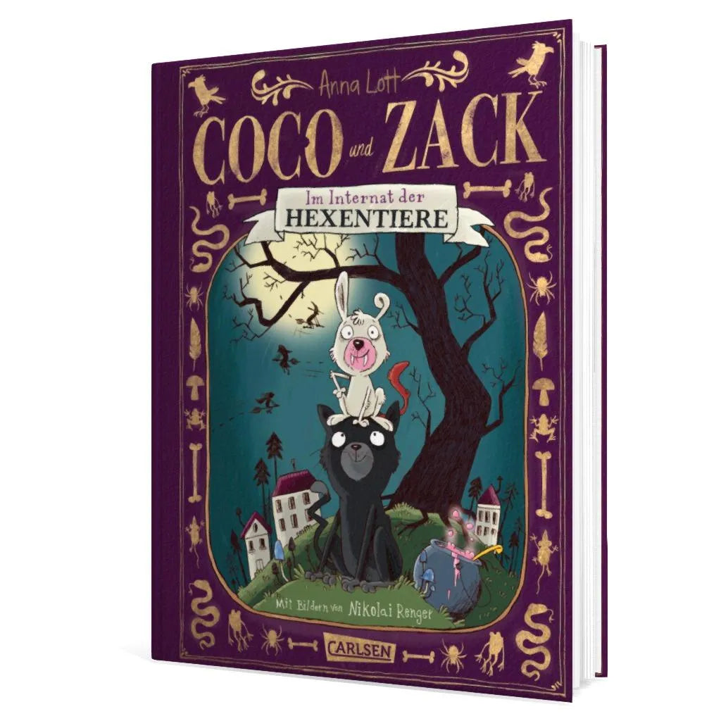 Produktansicht: Coco und Zack: Coco und Zack – Im Internat der Hexentiere (Gebundene Ausgabe)