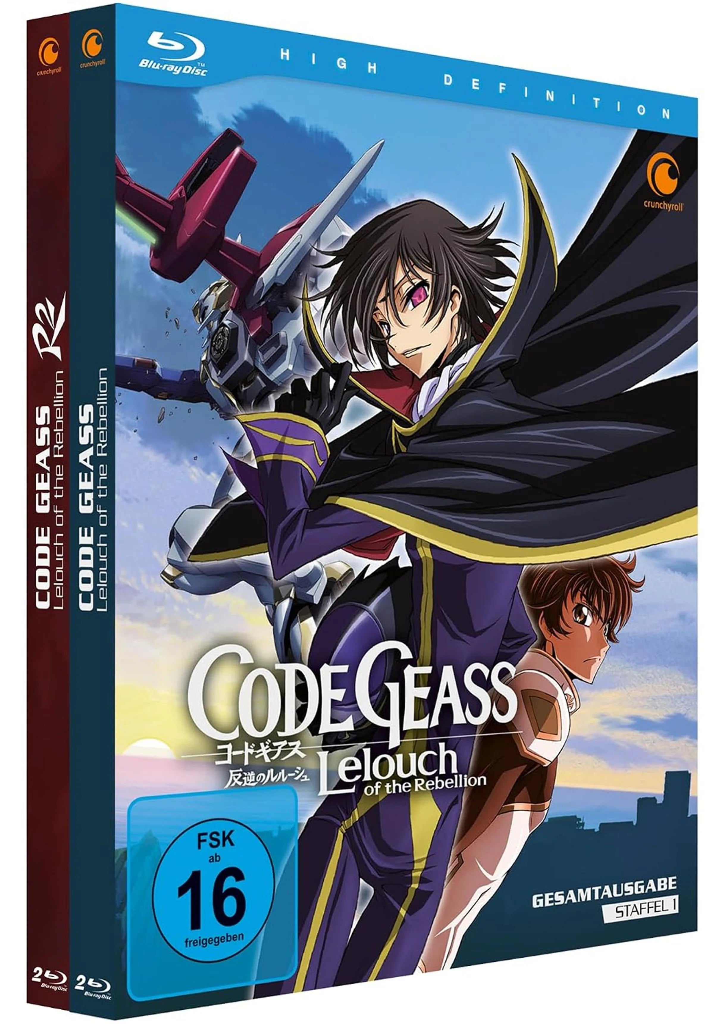 Blu-ray-Cover: Code Geass - Gesamtausgabe - Staffel 1&2. Regie: Goro Taniguchi
