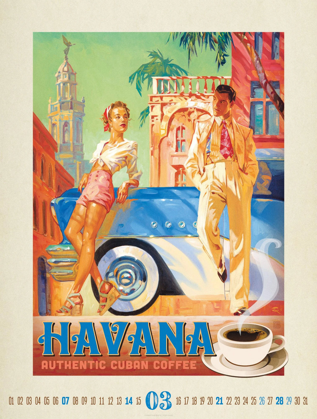 Coffee Time Kaffee-Plakate-Kalender 2027 – Ansicht