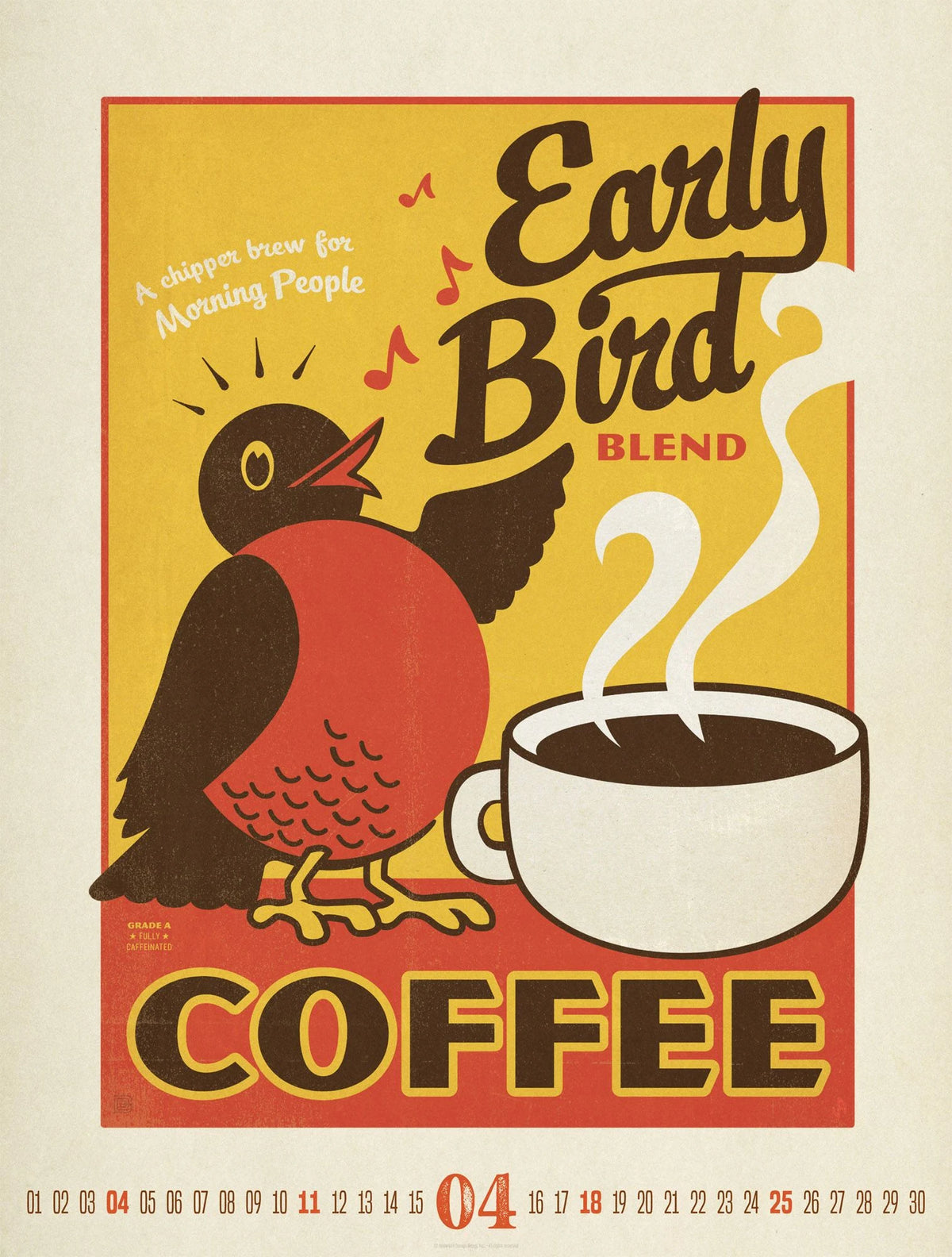 Coffee Time Kaffee-Plakate-Kalender 2027 – Ansicht