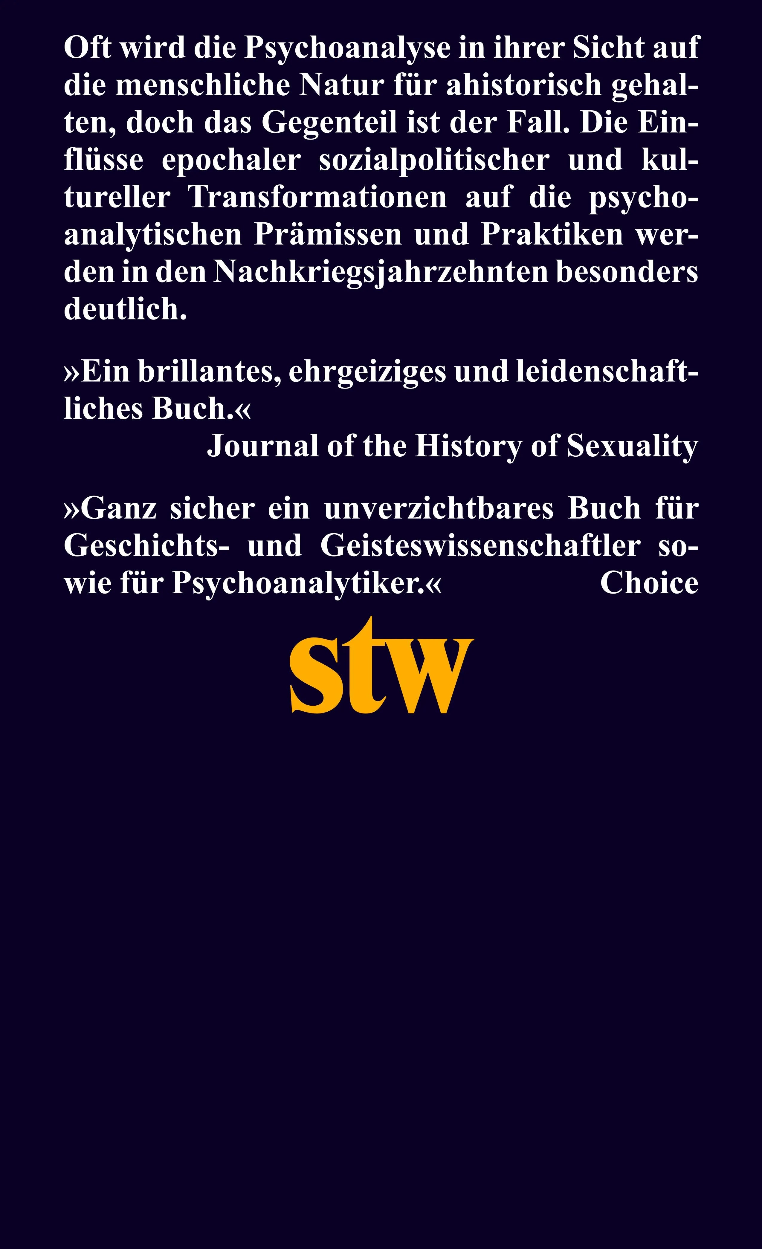 Buchrückseite von 'Cold War Freud' mit Klappentext - Taschenbuch