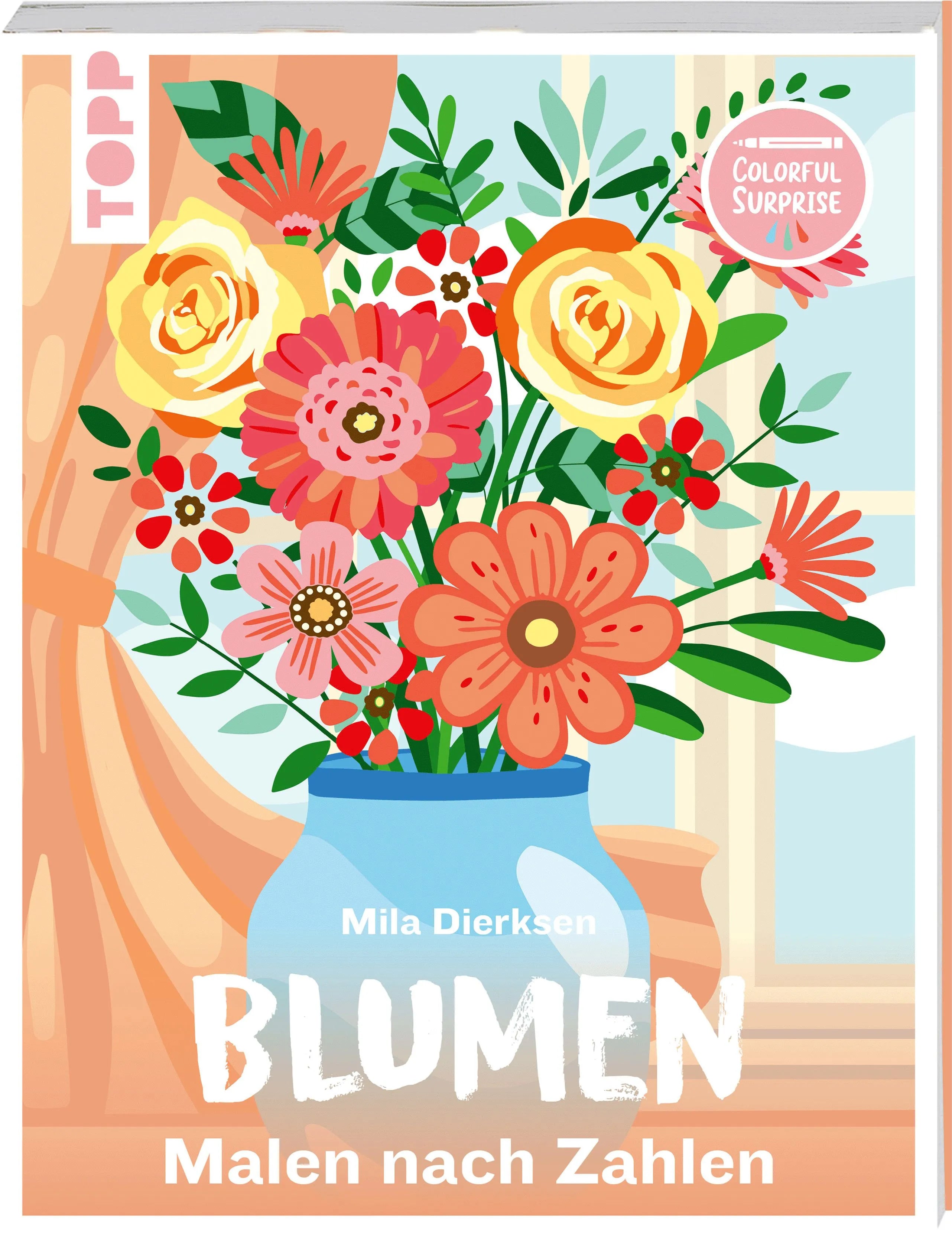 Cover: Colorful Surprise - Blumen (Taschenbuch) von Mila Dierksen