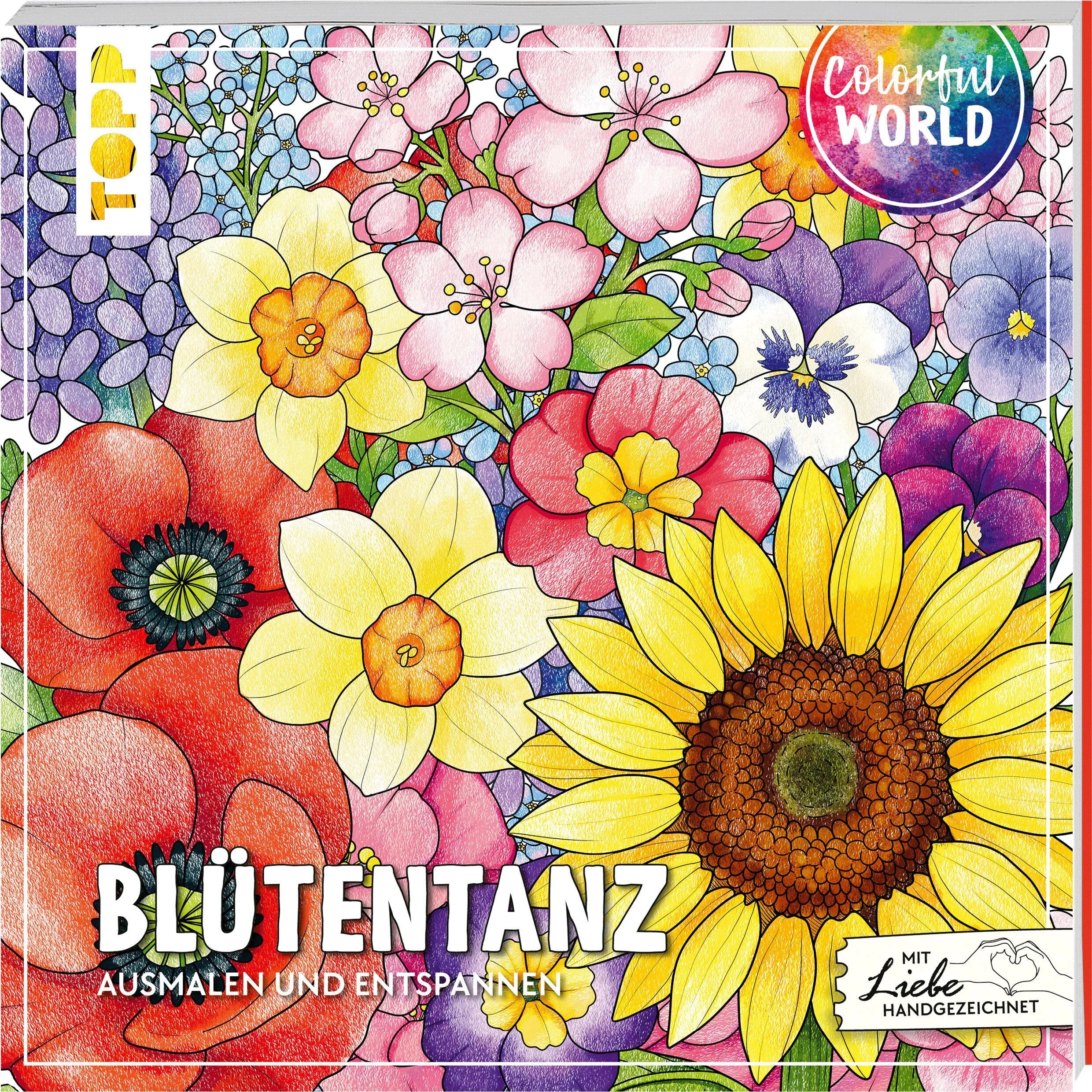 Cover: Colorful World - Blütentanz (Taschenbuch) von Sarah Grimberger
